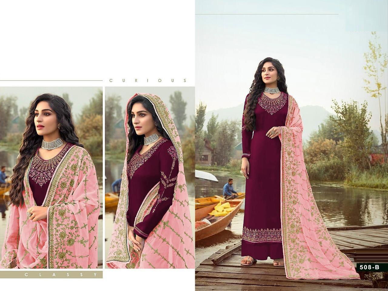 508 Master Colour Set Designer Salwar Suits Catalog
